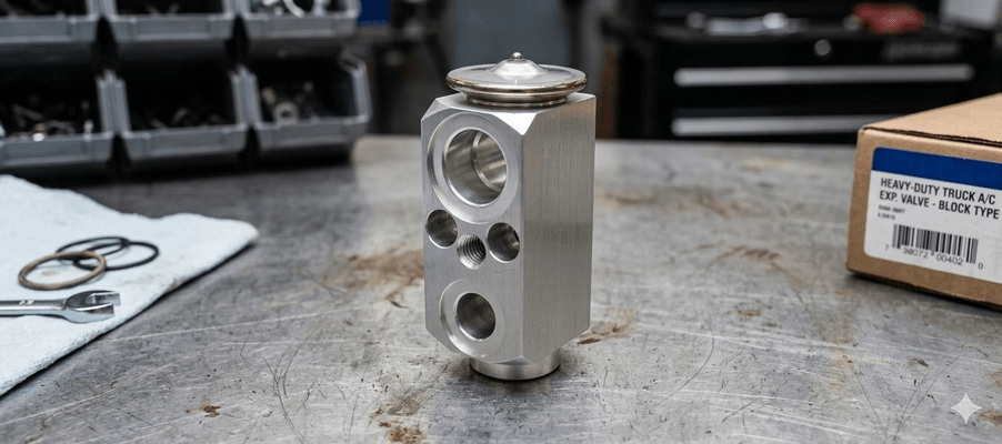 TXV expansion valve for truck A/C systems — True Truck Parts